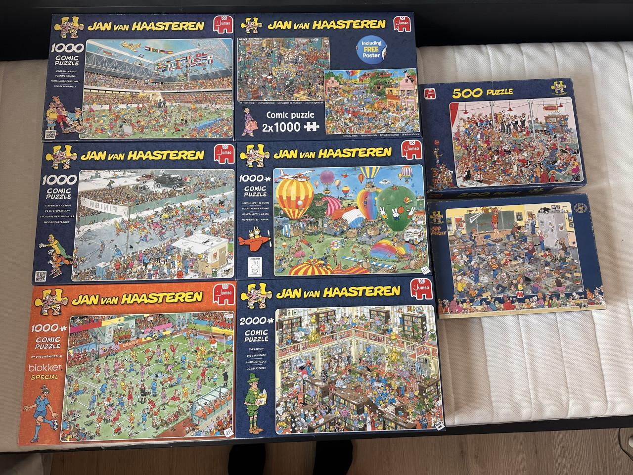 Puzzel verzameling ruim 20.000 stukjes