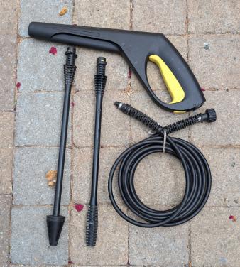 Karcher hogedruk handvat met losse slang + vuil frees