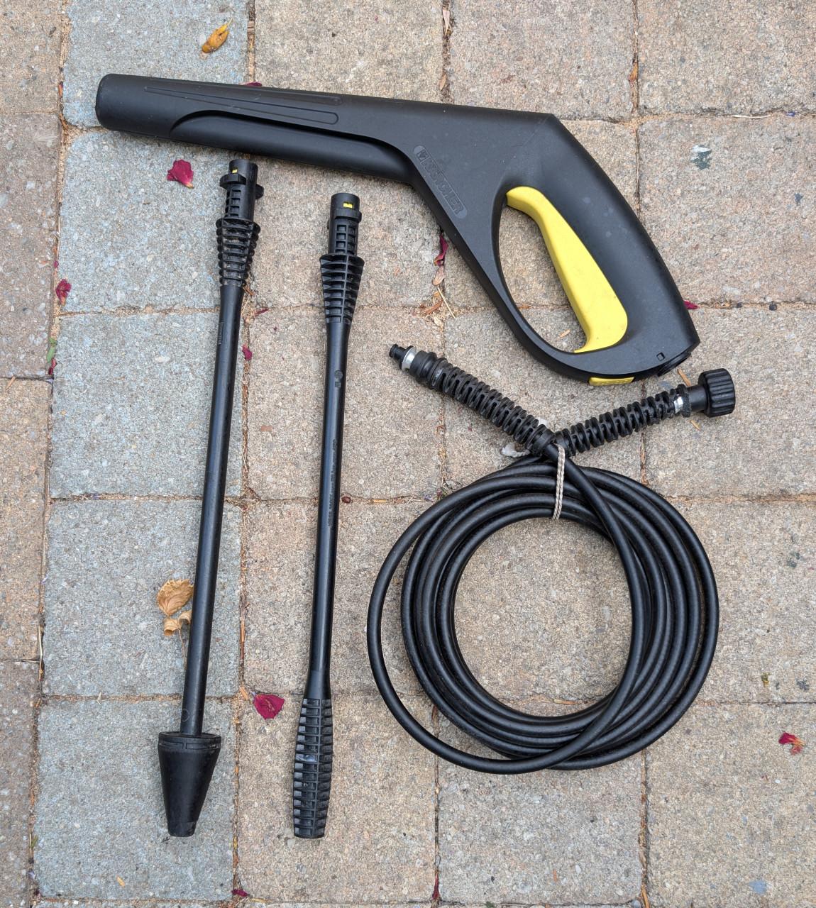 Karcher hogedruk handvat met losse slang + vuil frees
