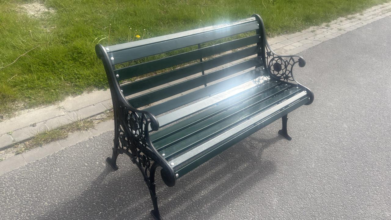 Gietijzeren tuinbank