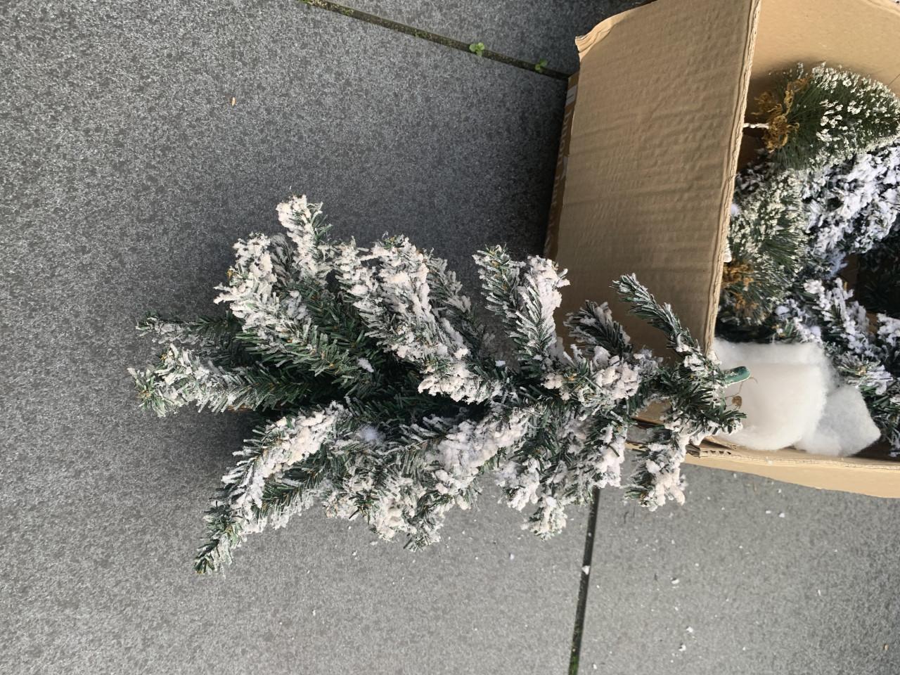 Decoratie voor kerstdorpen/ kerststukjes