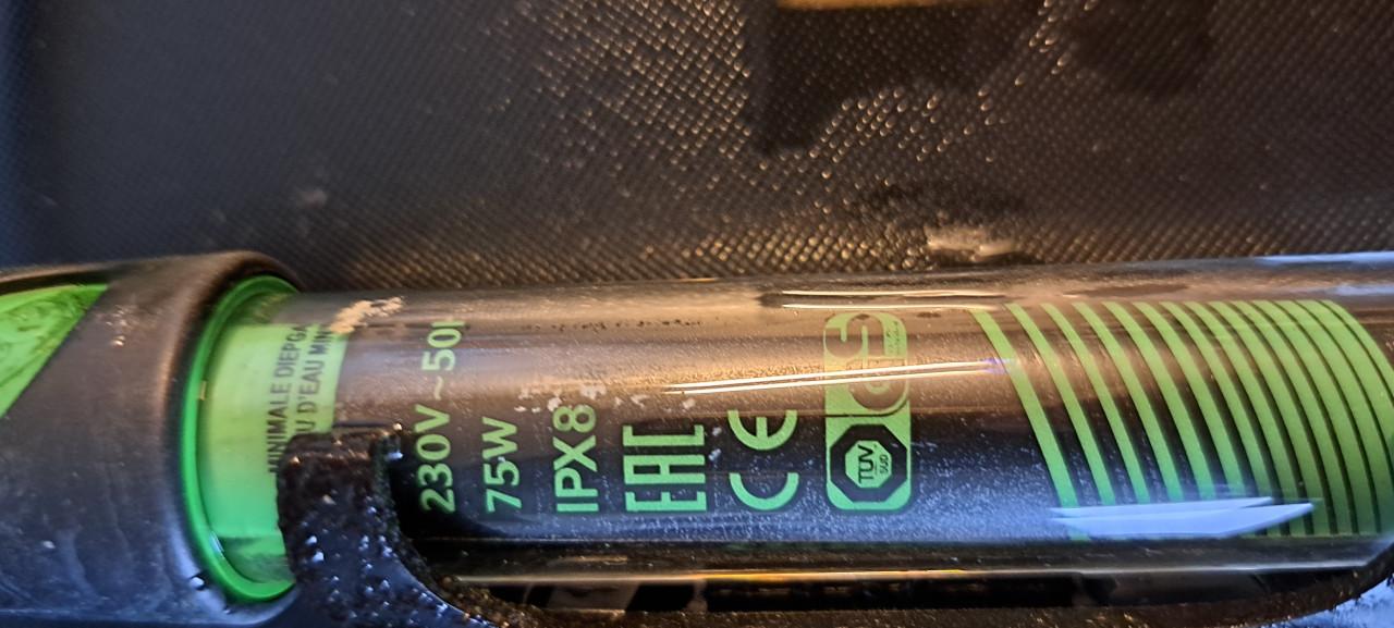 Aquarium lamp en verwarming