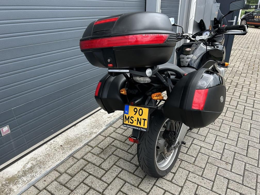 Kawasaki Versys 650 uit 2007, kofferset, handguards, valprotectie etc €2695