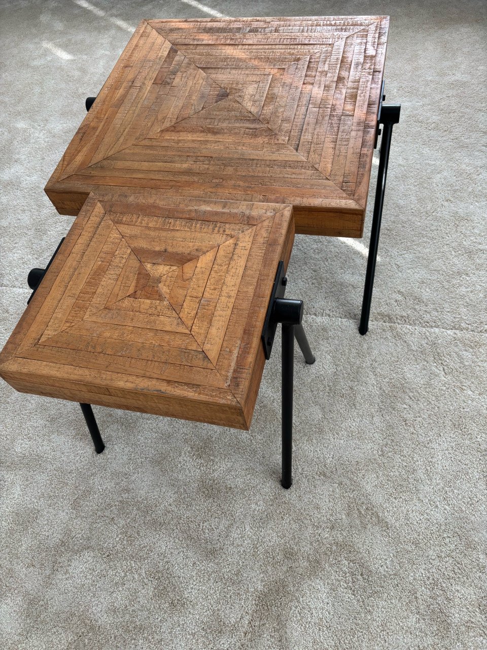 Industrieel salontafel