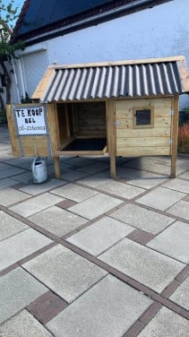Dierenhok (geschikt voor geiten, kippen, konijnen, e.d)