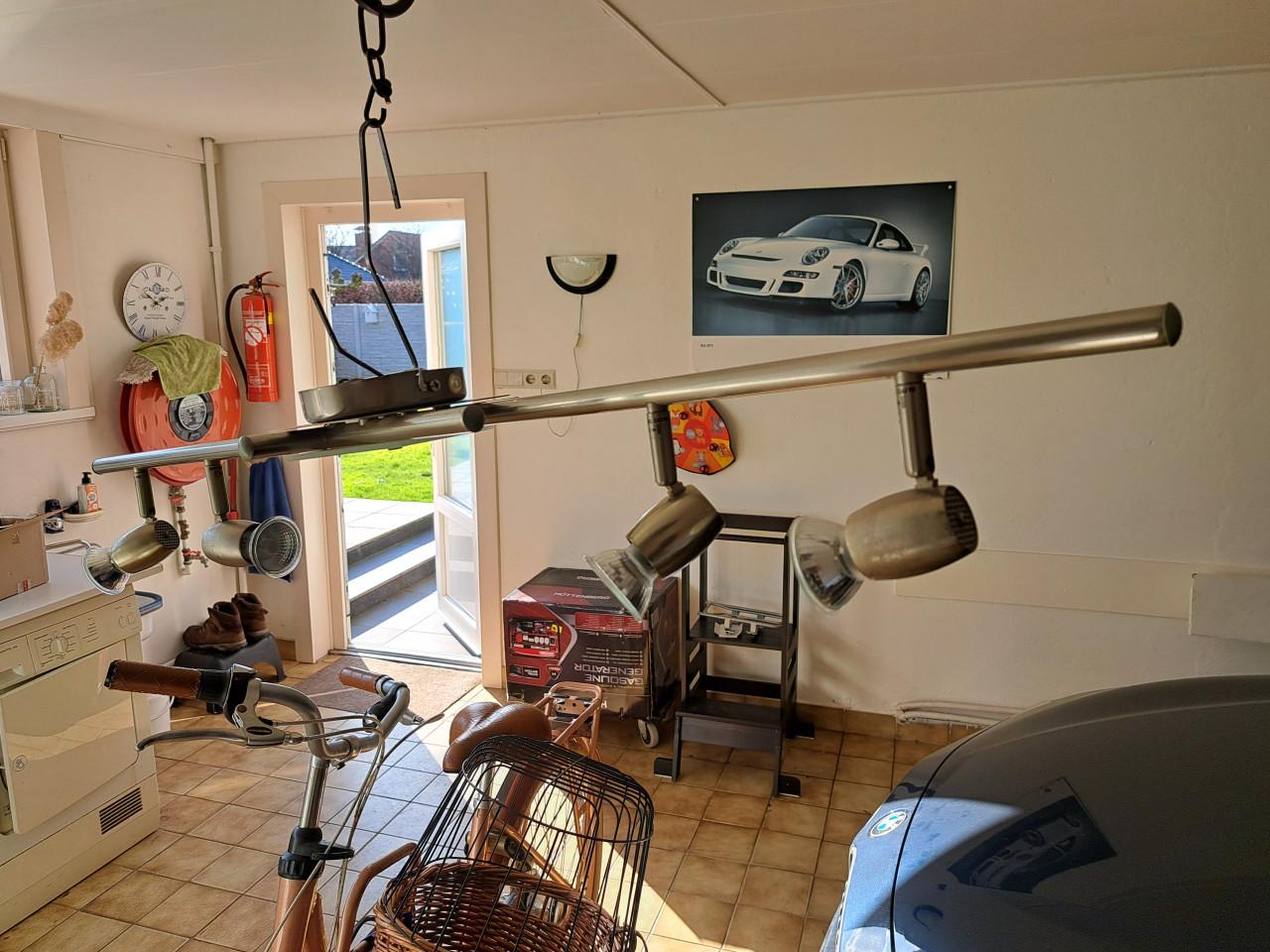 Plafondlamp roestvrijstaal