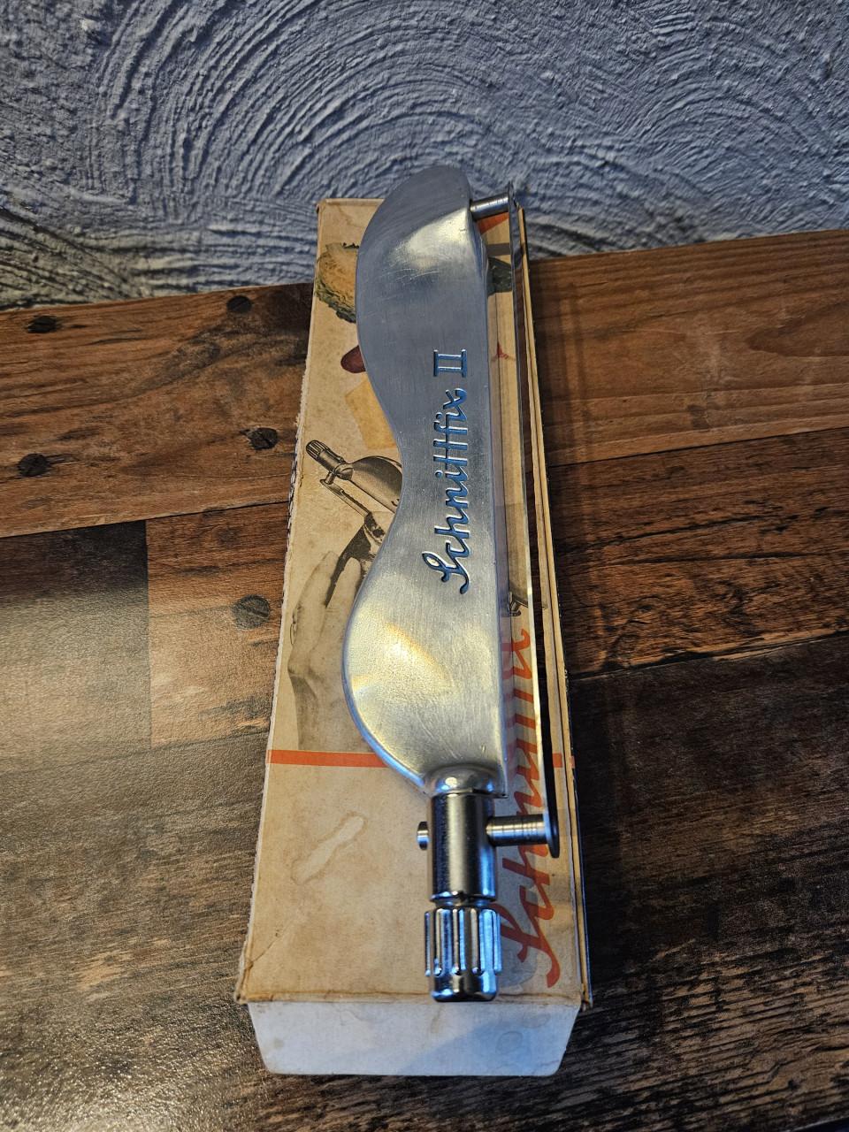 Vintage Schnittfix II Broodsnijder/Kaassnijder RVS