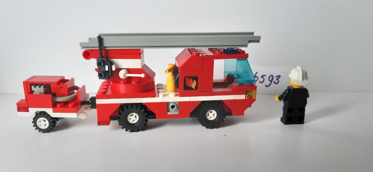 Lego Classic Town 6593: brandweer ladderwagen en pompwagen