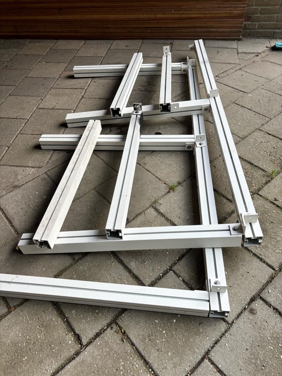 Aluminium frame Voor werkbank, stelling, tafel