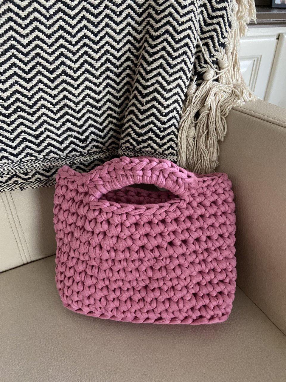 NIEUW: gehaakte tasjes
