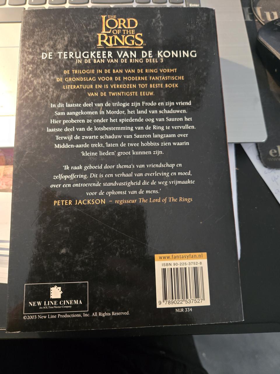 Boek: The Lord of the Rings: De terugkeer van de koning 62e druk 2003