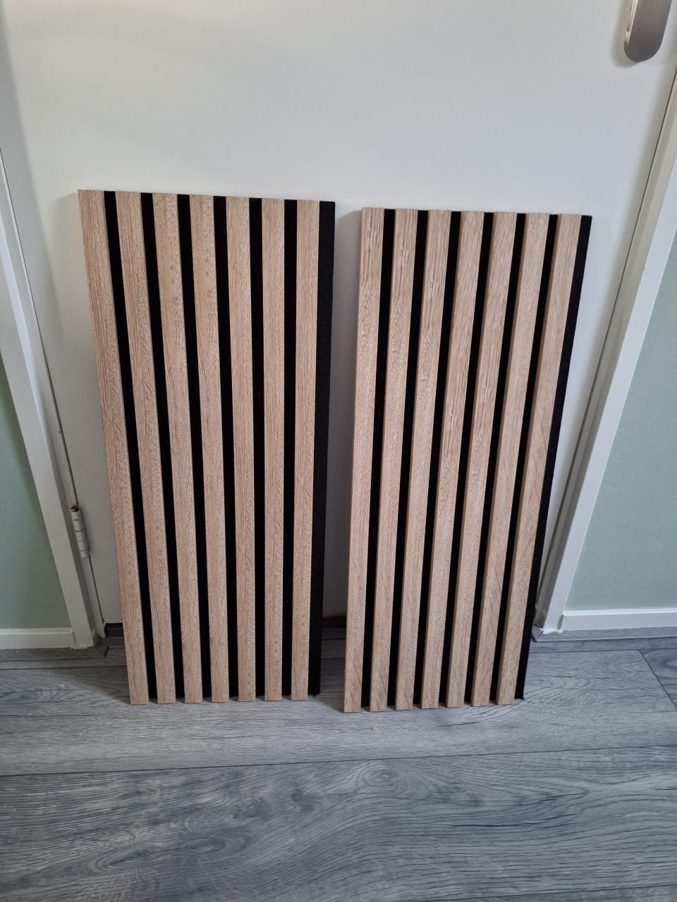 Cando lattenwand - licht eiken