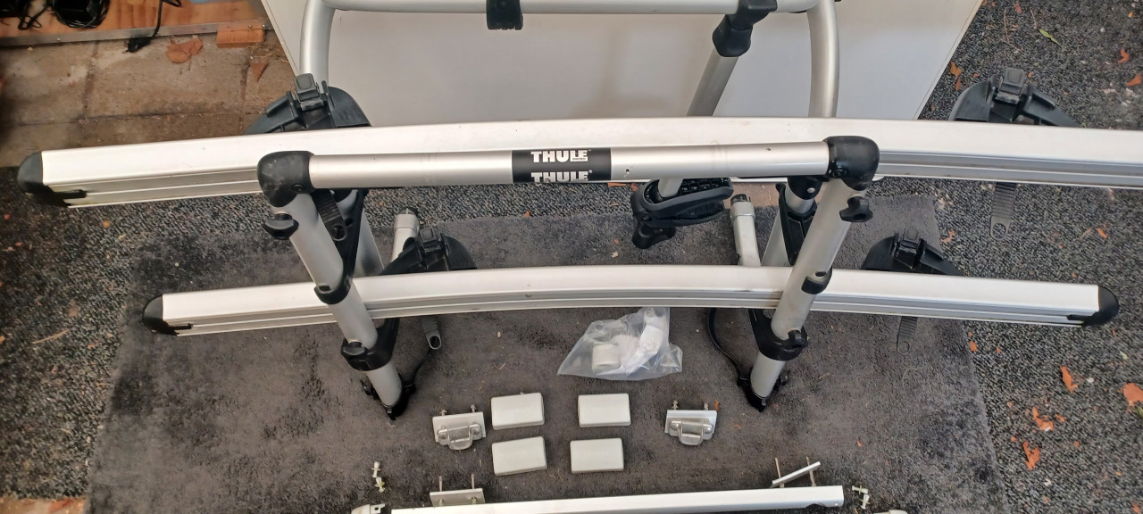 Fietsendrager camper voor 2 E-bikes.