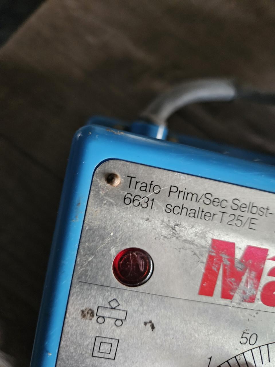 Werkende grote vintage Märklin 6631 transformator