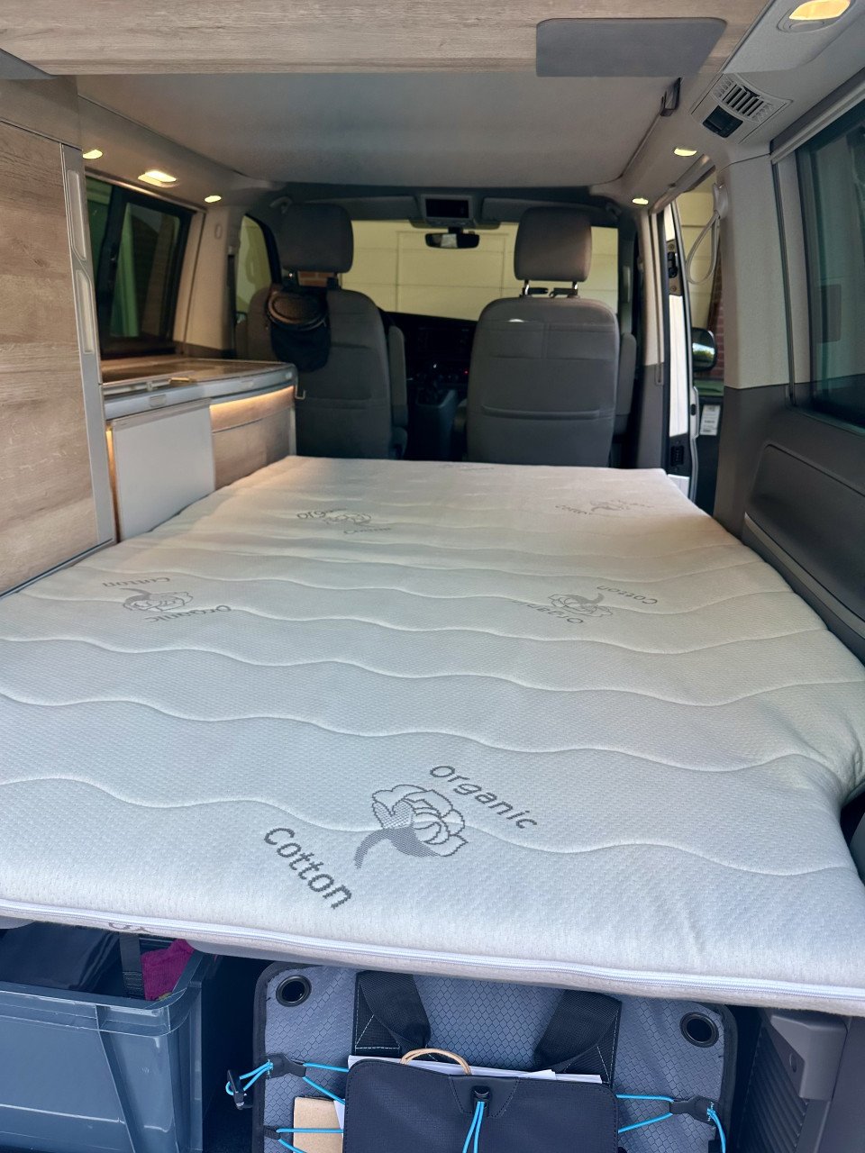 Luxe Matras VW California beneden-bed