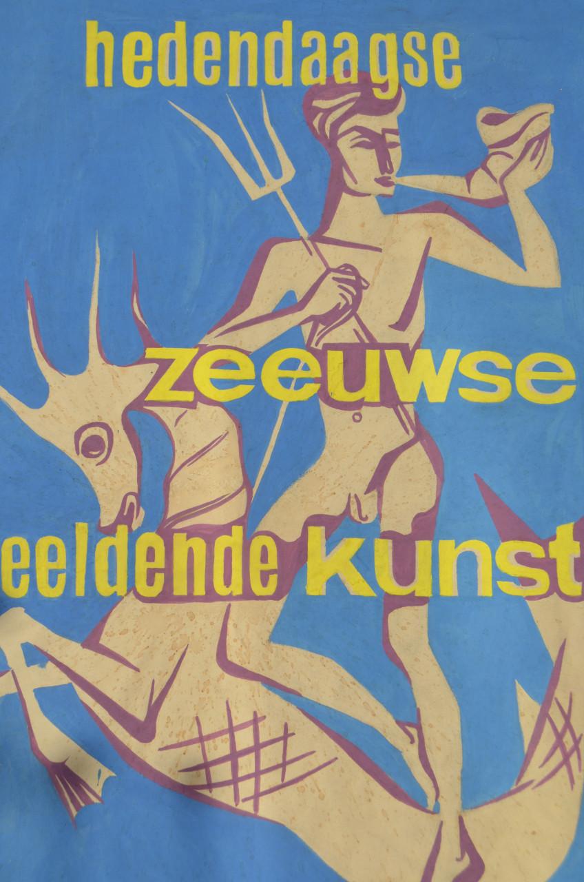 2 Fraaie ontwerpen kunstexpo Hans Heeren Zeeuws kunstenaar, uniek!