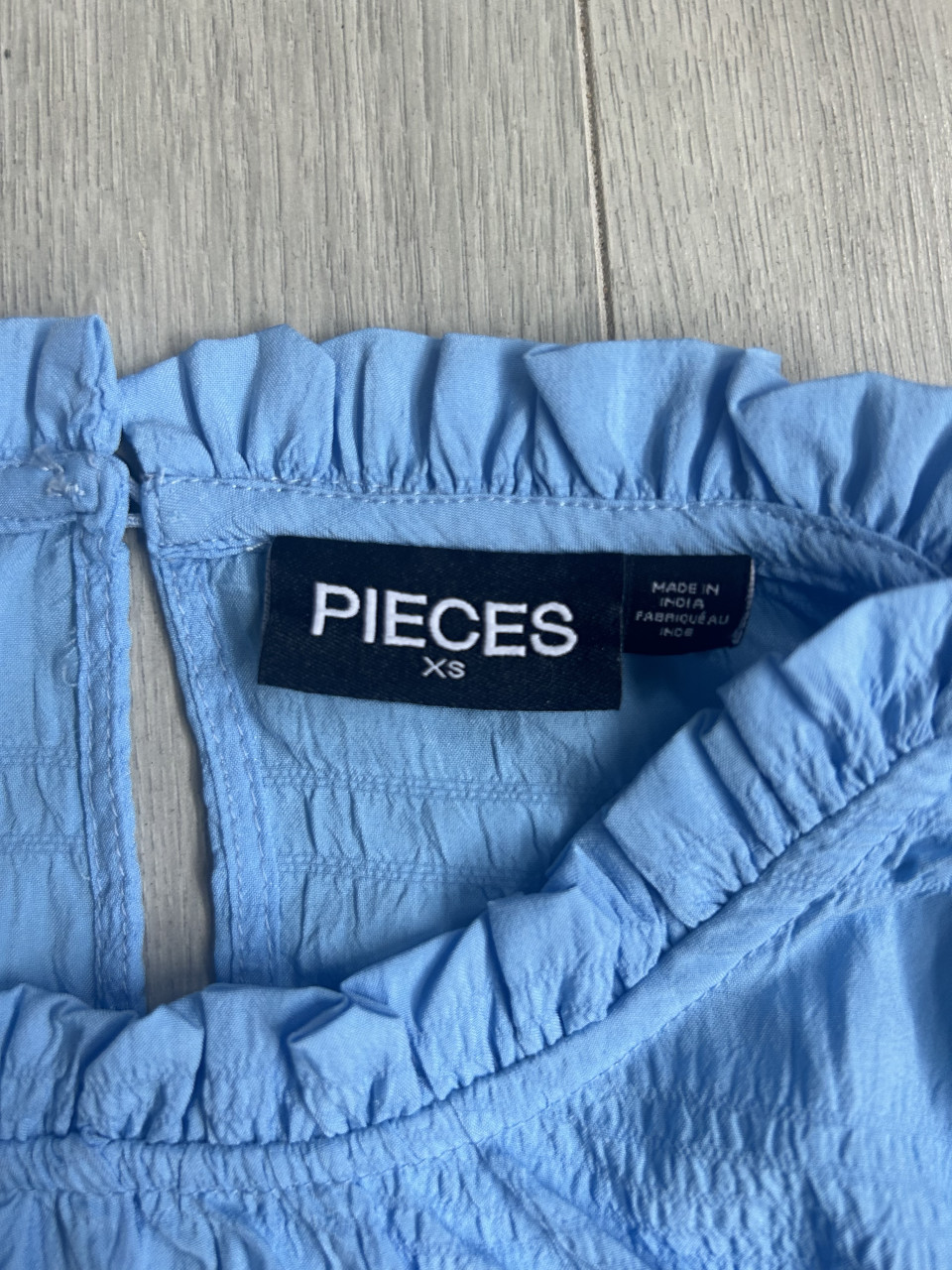 Blouse blauw xs