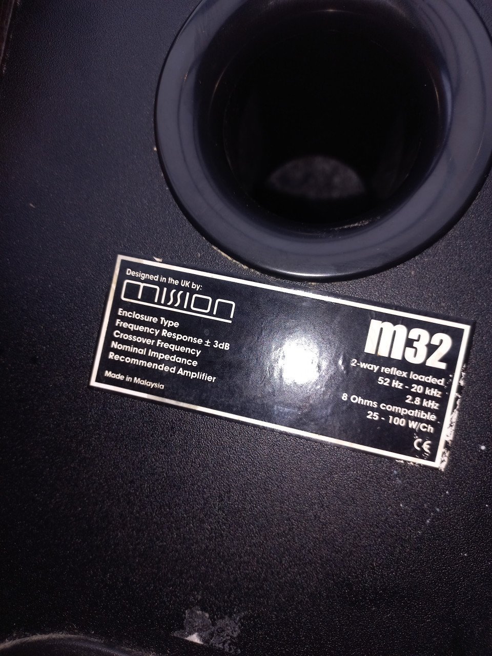 Mission M32 luidsprekers.