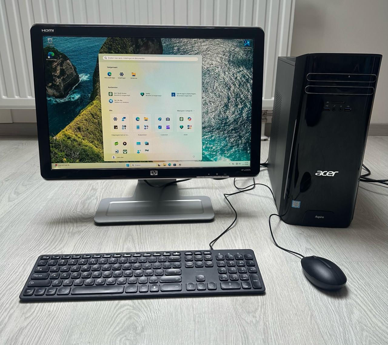 Complete set PC / Intel Core i5 / 8GB ram / Windows 11 /