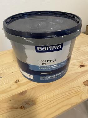 Voorstrijk voor muurverf wit