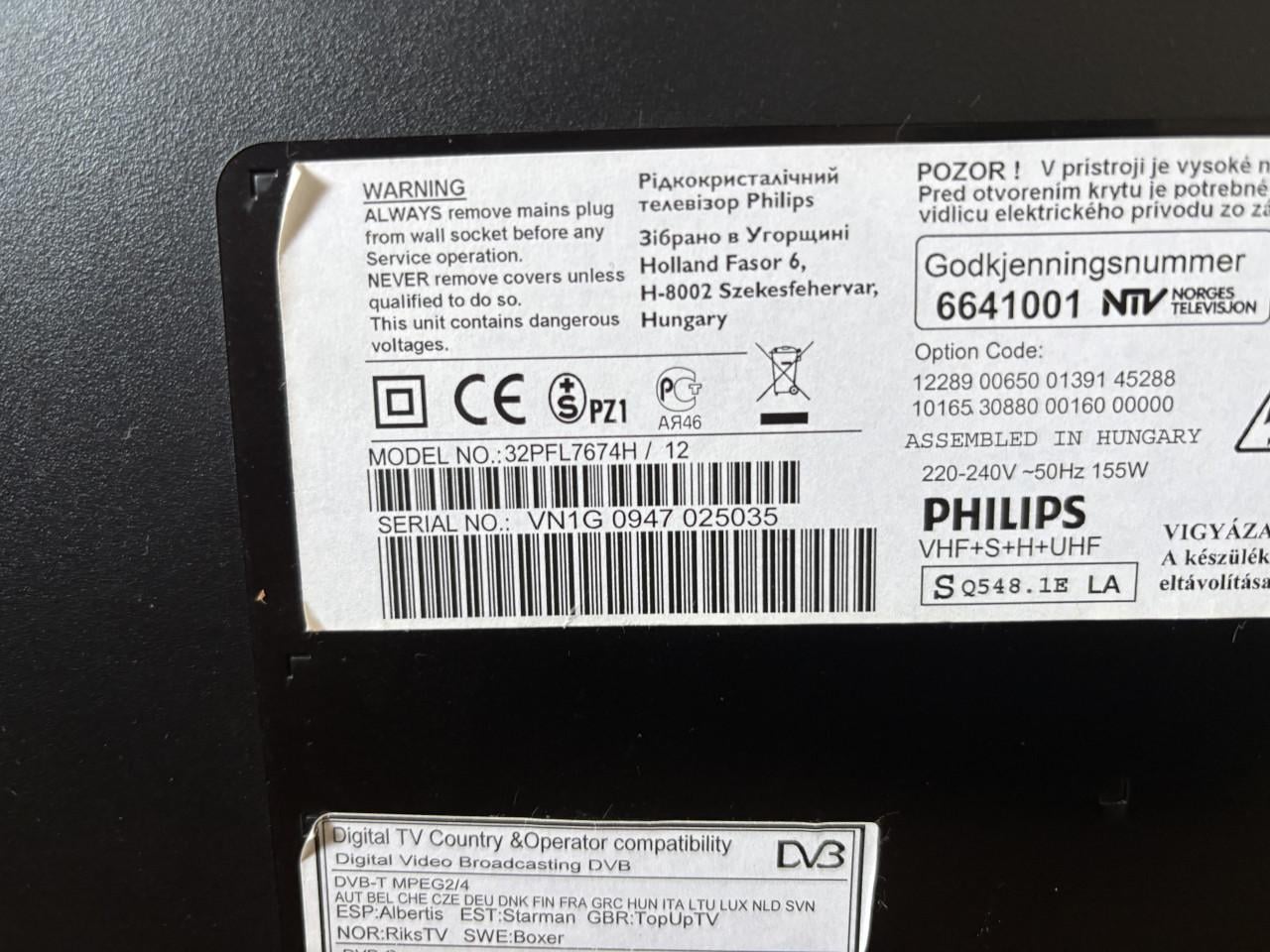 Philips 32 inch tv