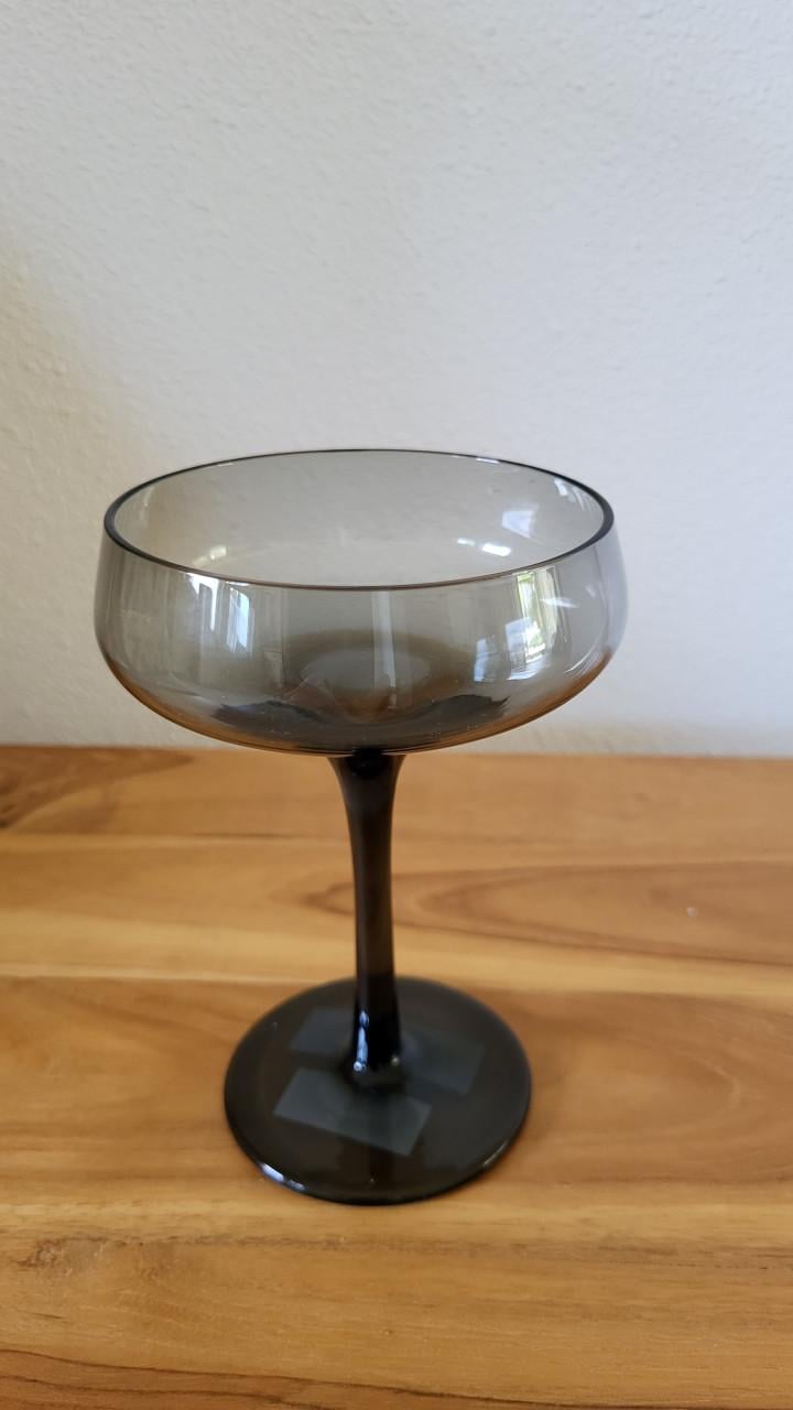 H&M Home champagne coupe / glas donkergrijs - NIEUW