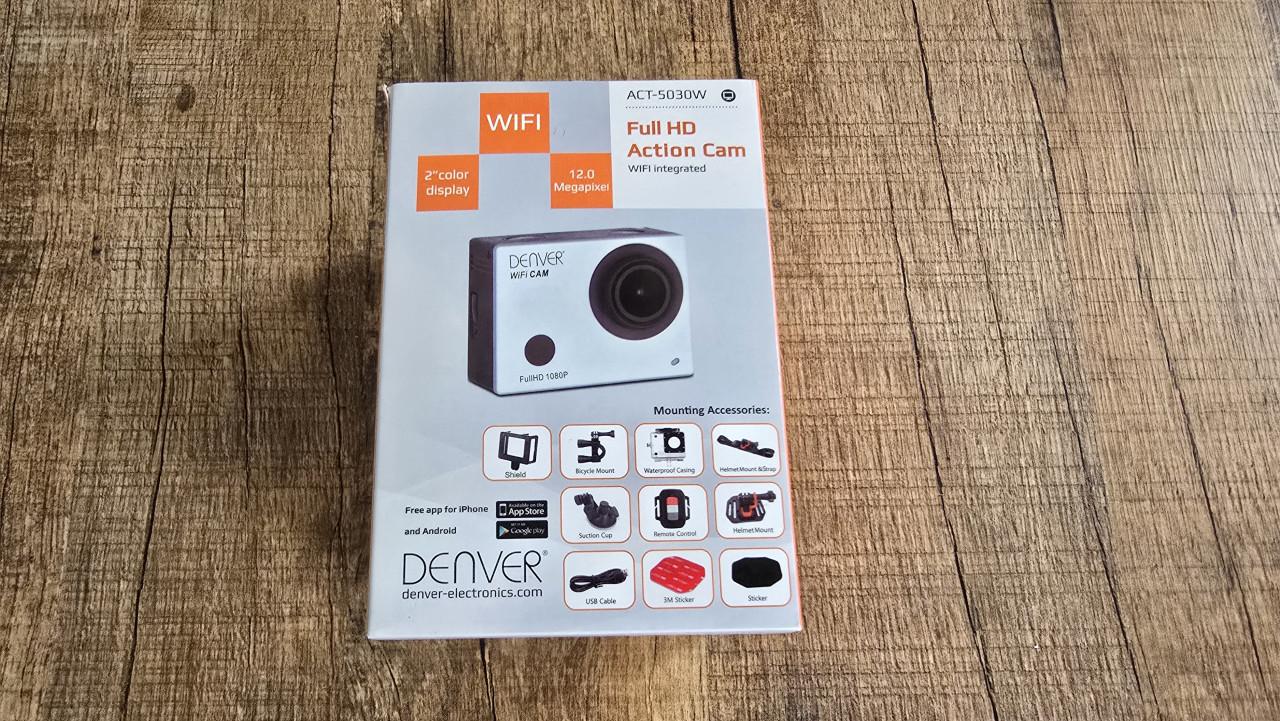 Denver Action Cam ACT-5030W Full HD WiFi - Zeer complete set