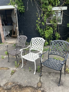 Aluminium tuinstoelen