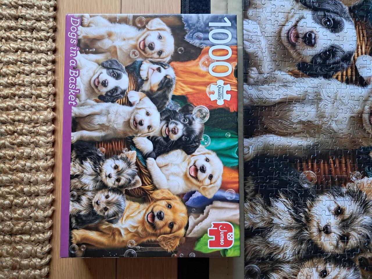 Jumbo puzzel Hondjes 1000 stukjes