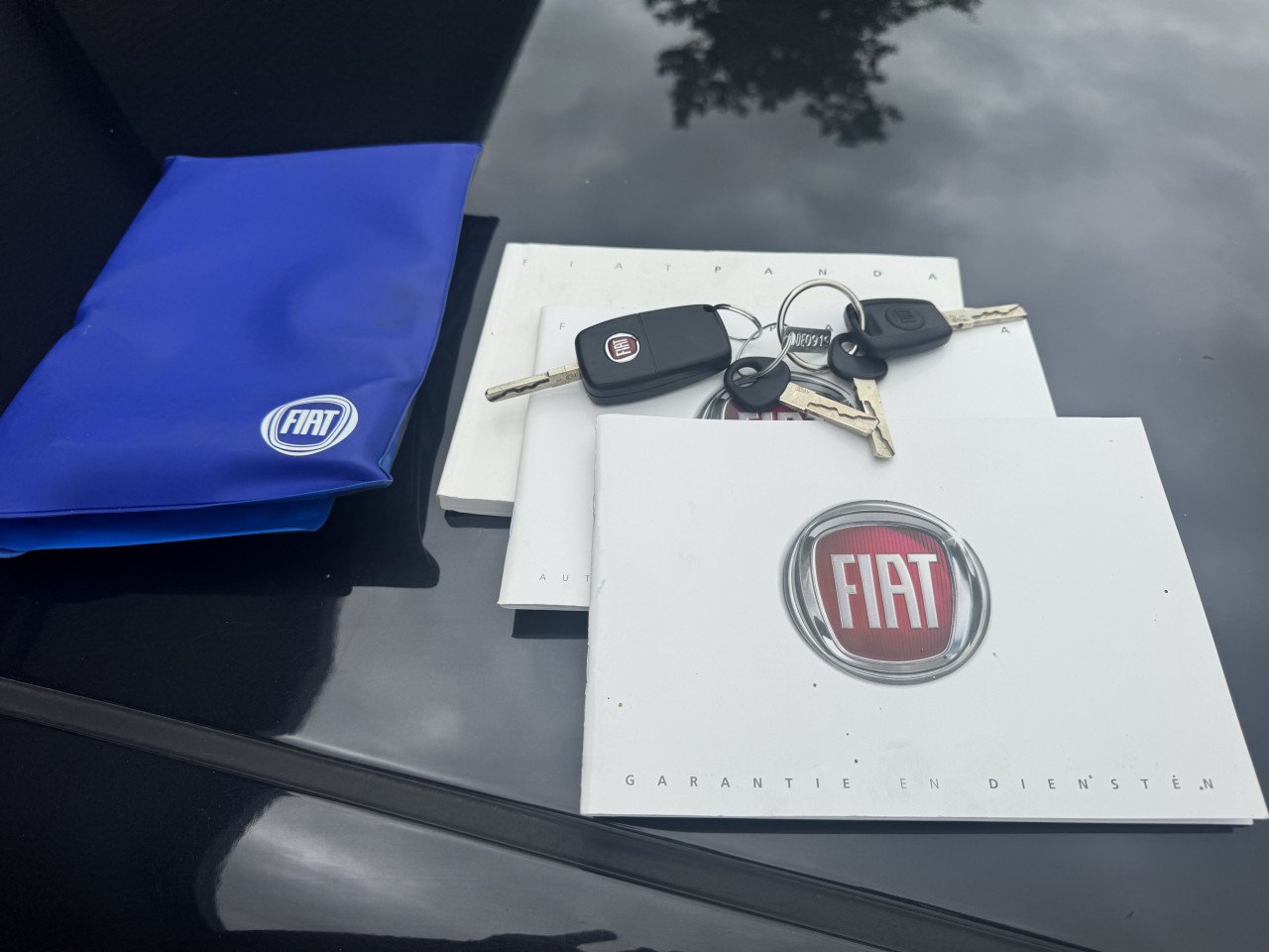 Fiat Panda 1.2 50KW Classic 5DRS 2012 Zwart Airco Apk Nap