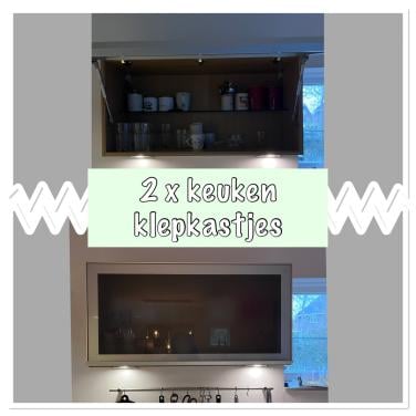 Boven keukenkastje 2 x