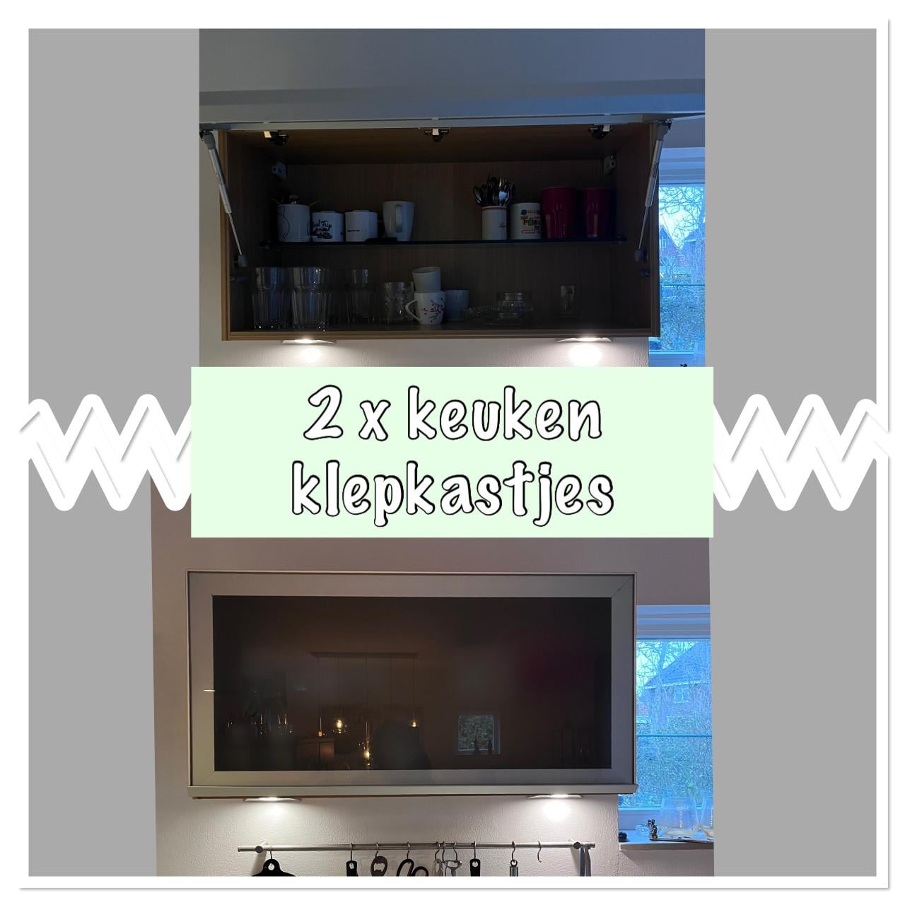 Boven keukenkastje 2 x