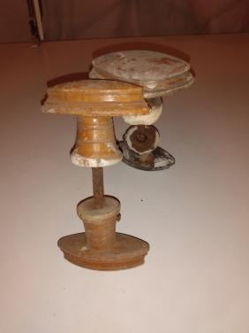 Antieke houten deurknoppen in Retro Style. €10,- per set.