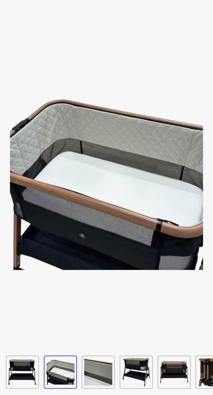 Qute Q-Breeze CO-Sleeper woody black