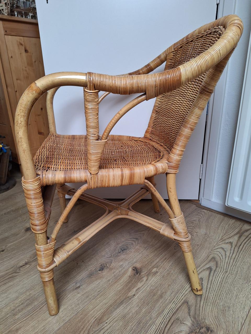 Stoelen van manou, 2 stuks