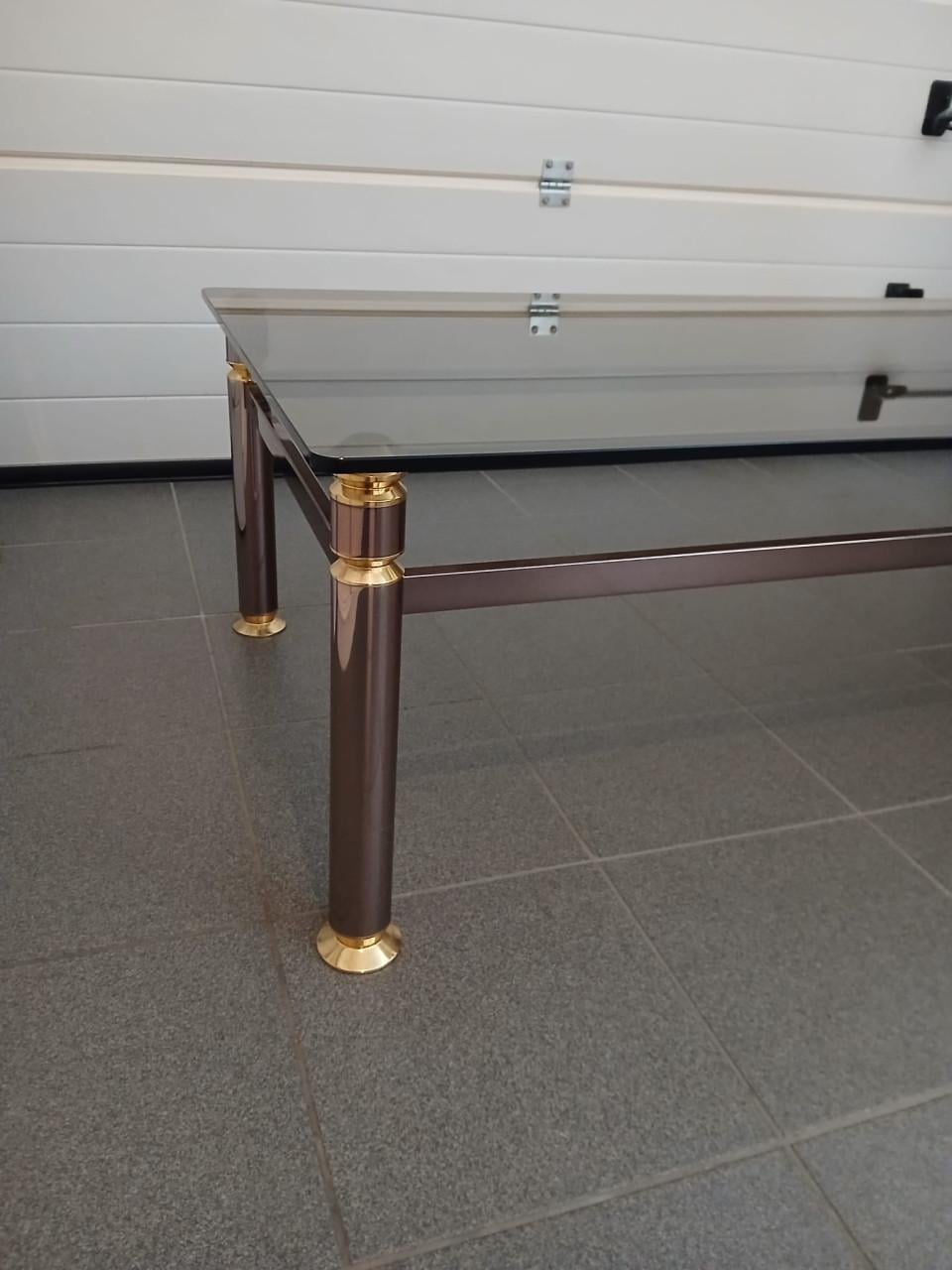 Salon tafel met rookglasblad GRATIS