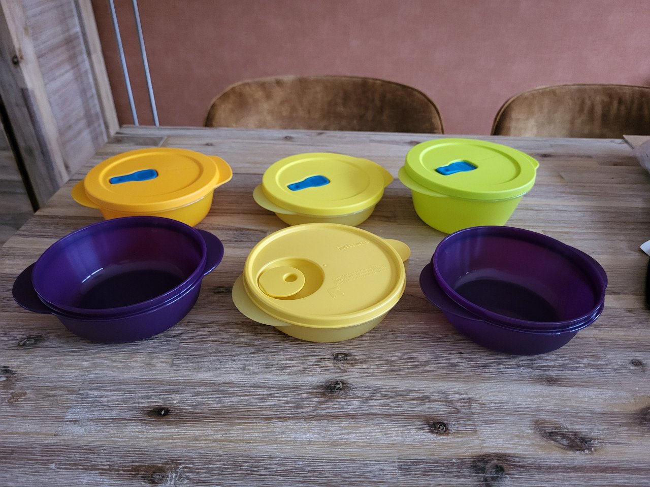 Tupperware set ongebruikt