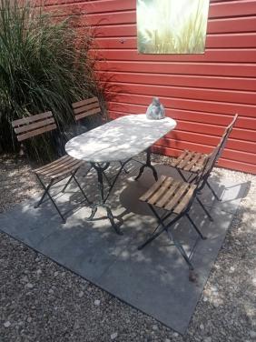 Set van 4 bistrostoeltjes