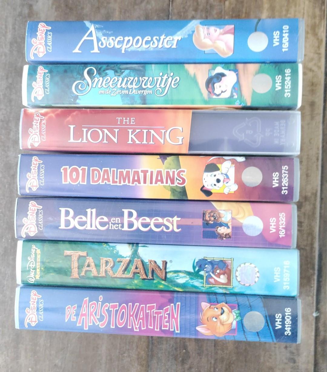 VHS banden Disney kinderfilms