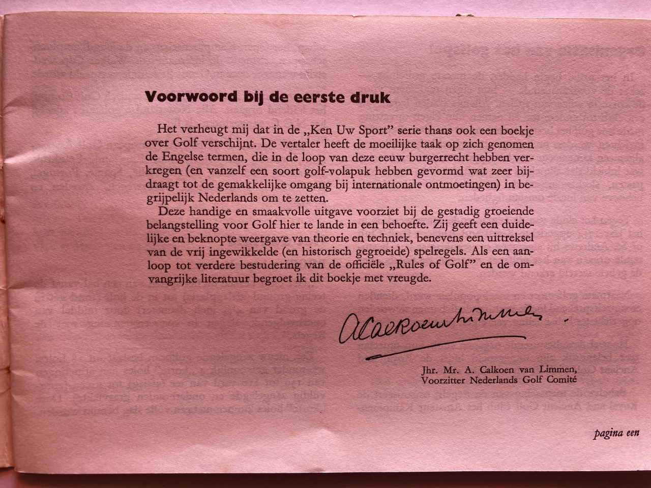 Golf instruktie boek en boekjes