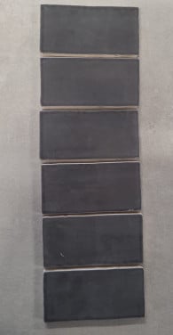 1 m² antraciet tegels 7,5x15 cm van € 59,95 voor