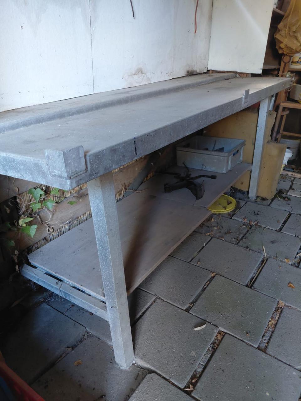 Zware aluminium werkbank