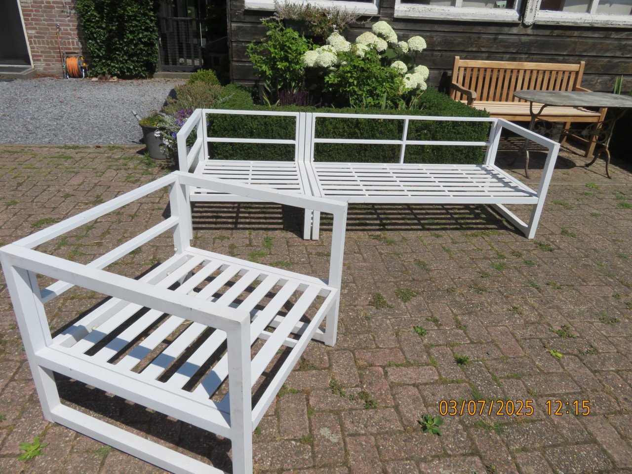 Lounge set zonder kussens