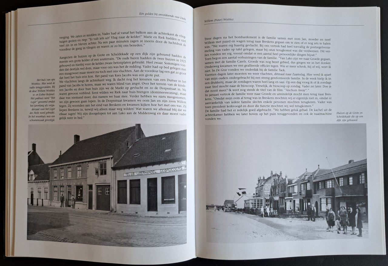 BRESKENS - Bressiaanders over de  2de WO - 11-9-1944  - Wilma Valk + Frans