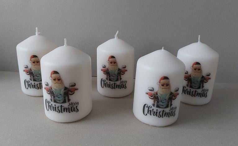 Biker Kerst Kaarsen