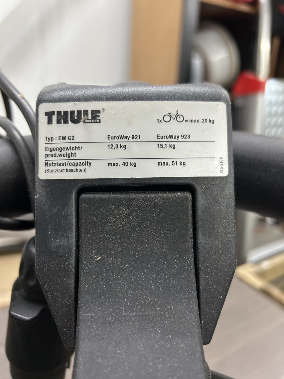 Thule euroway g2 fietsendrager