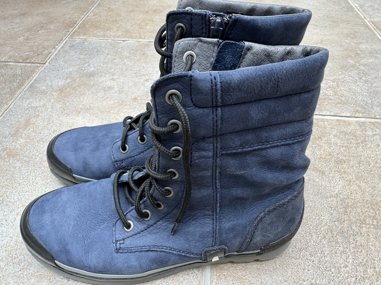 Wolky laarsje blauw maat 40