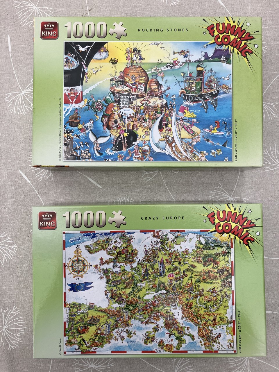 Puzzels 1000 stukjes