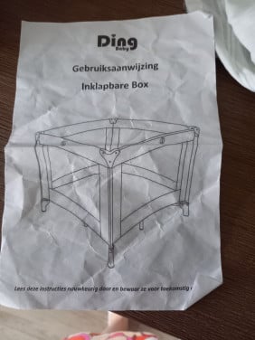 Te koop inklapbare box