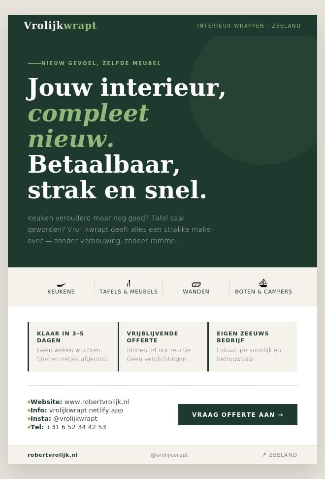 Keukenrenovatie/interieurwrapping